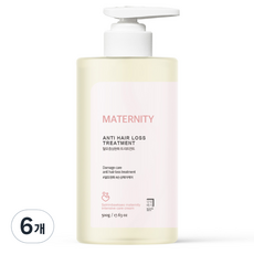 살림백서 매터니티 데미지케어 임산부 탈모증상완화 트리트먼트, 500g, 6개