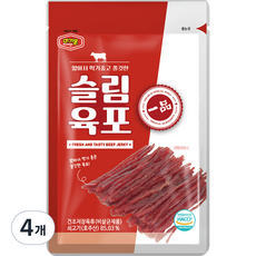 머거본 슬림 쇠고기 육포, 30g, 4개