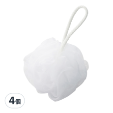 MUJI 無印良品 泡立網浴球 小, 4個