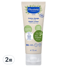 mustela 慕之恬廊 有機好橄護膚膏, 75ml, 2條