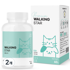 멍냥이랑 반려동물 영양제, 뼈/관절강화, 60g, 2개