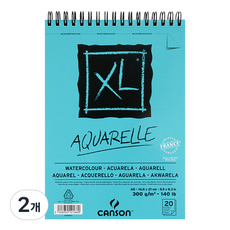 CANSON XL水彩素描本 300g, A5, 20張, 2個