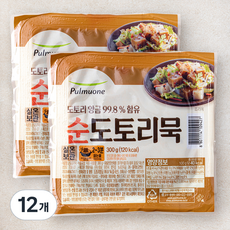 풀무원 순 도토리묵, 300g, 12개