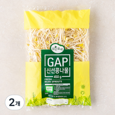 맑은물에 GAP 신선콩나물, 450g, 2개 - 킁