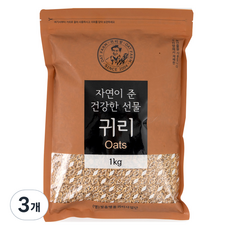 귀리팜 정읍명품 귀리, 1kg, 3개