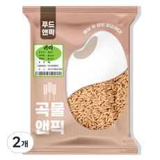 푸드앤픽 곡물앤픽 귀리, 2kg, 2개