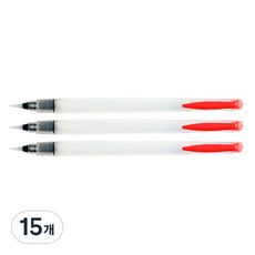 풀컬러스 간편한 워터브러쉬, 직경 5.0mm, 길이 15mm, 15개