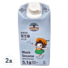 ROOTS of quality foods 優源好食 黑芝麻杏仁飲 原味, 300ml, 12瓶