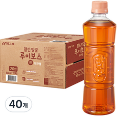 맑은얼굴 루이보스차 무라벨, 40개, 500ml