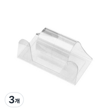 엑시온 컴팩트 & 미니투명 스마트폰 거치대 고정형, 투명클리어, 3개 투명클리어, 3개