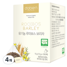 다비앙 유기농 루이보스 보리차, 1.5g, 10개입, 4개