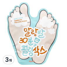 어퓨 말랑발 30분 필링 삭스, 1개입, 3개, 40ml