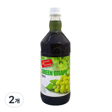 스위트코리아 청포도 액상 음료, 1L, 2개