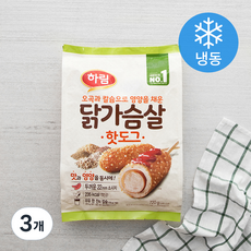 하림 닭가슴살 핫도그 8개입 (냉동), 720g, 3개