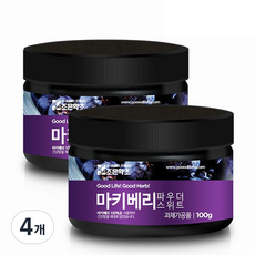 조은약초 마키베리 파우더 스위트, 4개, 100g