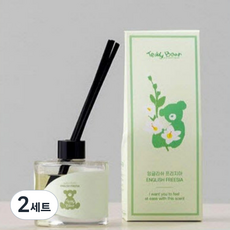 테디베어 TR 디퓨저 180ml x 2p + 스틱 10p 세트, 잉글리시 프리지아, 2세트, 360ml