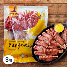 당신덕 오리날개 훈제, 400g, 3개
