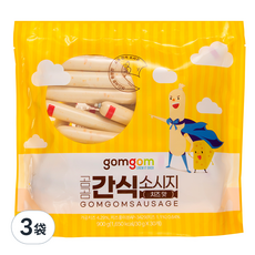 gomgom 韓式香腸 起司口味 Set 30入, 900g, 3袋