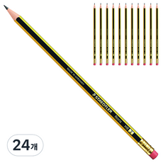 STAEDTLER 施德樓 Noris 122橡皮擦鉛筆, 乙肝, 24個