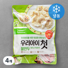 풀무원 우리아이첫물만두 돼지고기 & 버섯 (냉동), 500g, 4개 - 아기만두