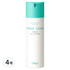 OBge 포어 제로 프레쉬 올인원, 150ml, 4개