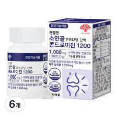 동화약품 관절엔 소연골 뮤코다당 단백 콘드로이친 1200 30g, 30정, 6개