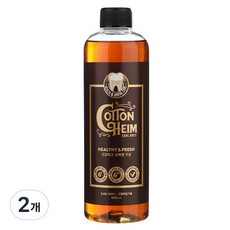 코튼하임 6 PLUS 6 FREE 찌꺼기 가글액 얼그레이민트향, 500ml, 2개