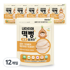 내아이애 유기농 정성빚은 떡뻥 과자, 양파, 30g, 12개