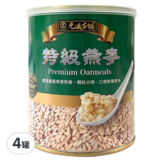 元歲本舖 特級燕麥, 900g±50g, Premium Oatmeals, 4罐