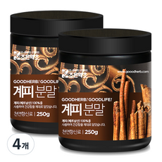 조은약초 계피가루, 250g, 4개