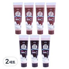 디유 상상앤드 튜브형 DIY 초콜릿 만들기, 초콜릿 다크 90g x 3p + 밀크 90g x 4p, 2세트