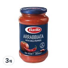 바릴라 아라비아타 파스타소스, 400g, 3개