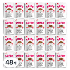 에리에스 고양이 주식 파우치 습식사료, 연어, 85g, 48개 연어, 48개, 85g
