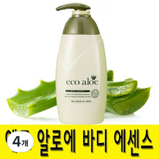 로제 에코 알로에 바디 에센스, 500ml, 4개