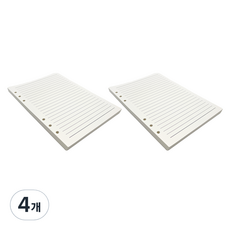 製作愛好A5活頁夾 6孔 日記內頁, 80張, 4個
