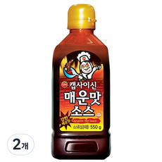 진미 캡사이신 매운맛 소스, 550g, 2개