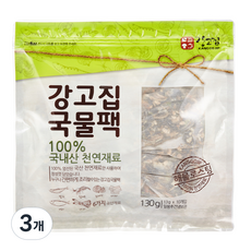 강고집 강고집 국물팩 10p, 130g, 3개