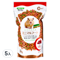 Canary 哈姆的燒肉食堂-牛+蔬菜300g, 倉鼠飼料, 口感柔軟, 營養豐富, 5入, 300g, 5包