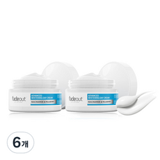 페이드아웃 어드밴스트 화이트닝 미백 SPF20 데이크림, 50ml, 6개