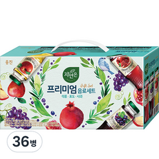 자연은 프리미엄 음료세트, 180ml, 36병