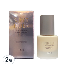 1028 濾鏡光恆久輕粉底 SPF50 105柔白 2瓶組, 輕盈持久, 防曬保濕, 打造無瑕柔焦美肌, 2瓶, 105 柔白