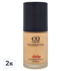 CINQUAIN 思珂 3D光感精華粉底 SPF50★★, lasting 持久, Foundation Slim Fit, 明亮色, 2瓶