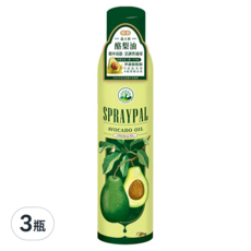 SPRAYPAL 噴寶 酪梨油 噴霧式，義大利進口，適用於各式鍋具、烤箱, 120ml, 3瓶