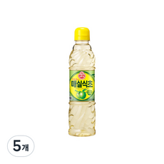 오뚜기 매실 식초 PET, 500ml, 5개