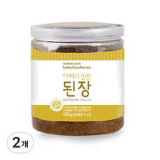 베베푸드 아빠가 만든 된장 400g, 한식 된장, 2개