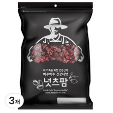 넛츠팜 건 크랜베리 수입산, 800g, 3개