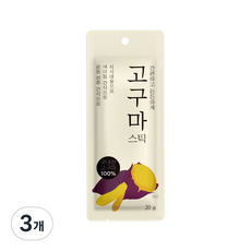 자연다움 국내산 고구마 스틱, 20g, 3개