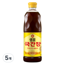 샘표 국간장, 860ml, 5개