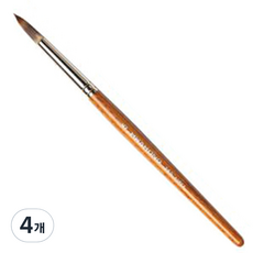 HWAHONG 華虹 環人造合成毛細毛刷 345, 5號, 4個
