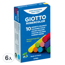 GIOTTO 無毒環保粉筆(10色), 538900, 60支